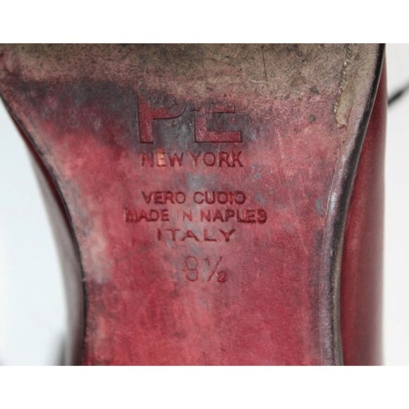Paul Evans US 9.5 Italian Burgundy Oxblood Leather Cap Toe Dress Oxford Shoes main image 11